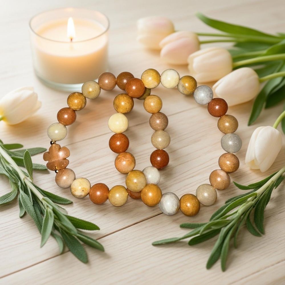 🆕 🔥 10.5mm Orange Aventurine bracelet